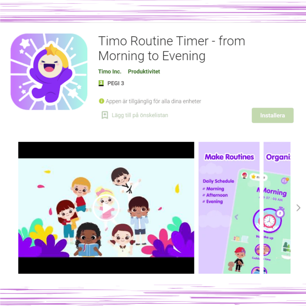 Timo Routine Timer för barn
