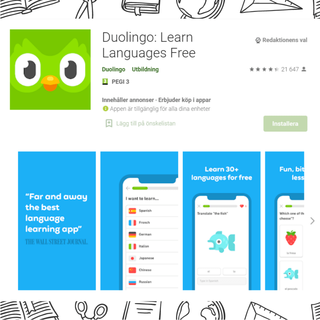 Duolingo app Duolingo språkapp