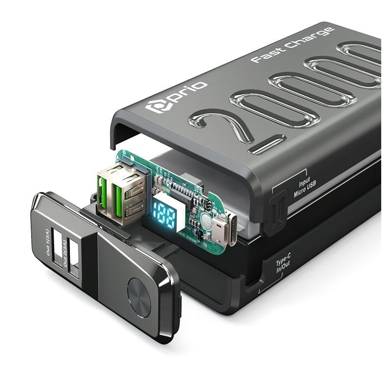 Prio snabbladdande powerbank Prio powerbank