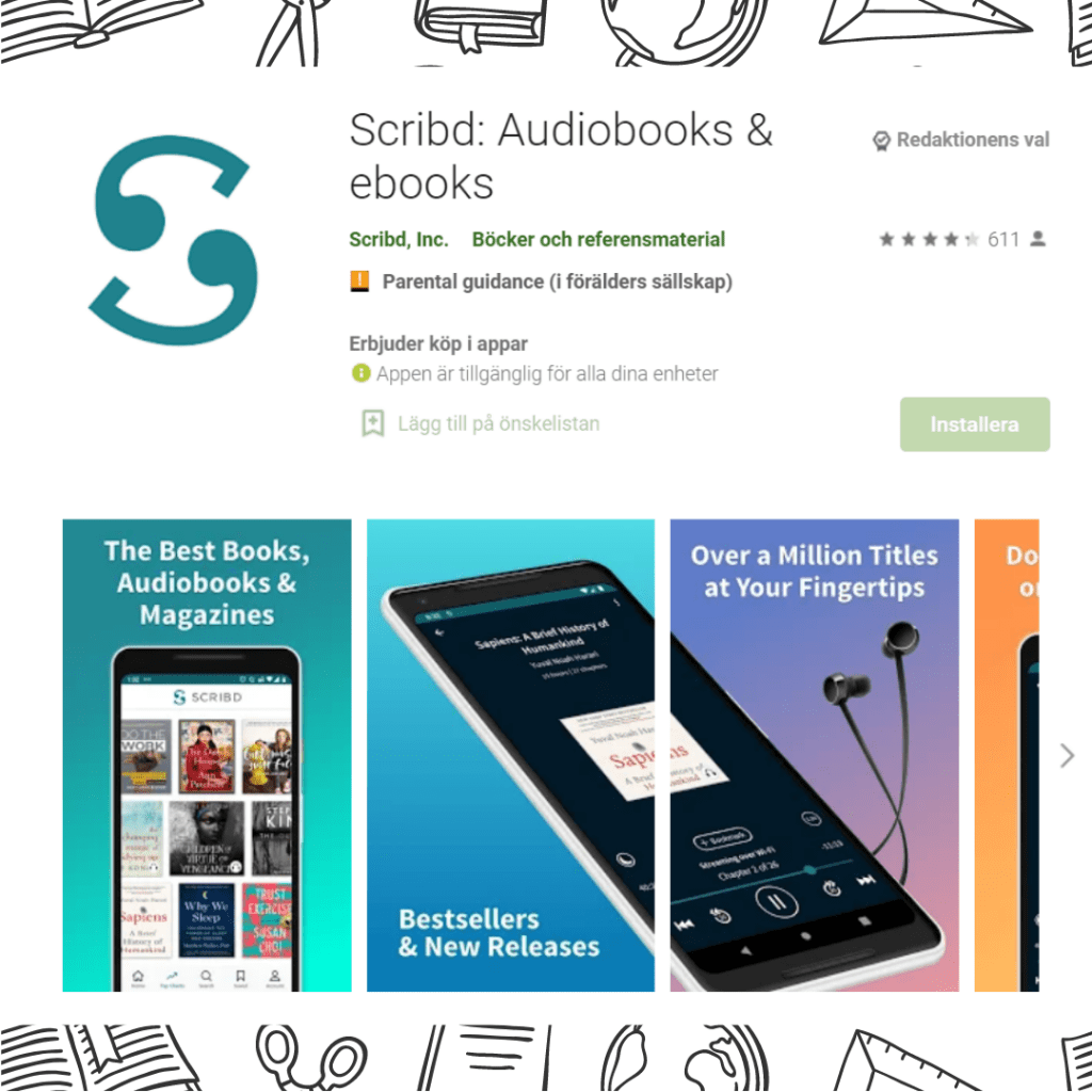Scribd app Scribd läsapp