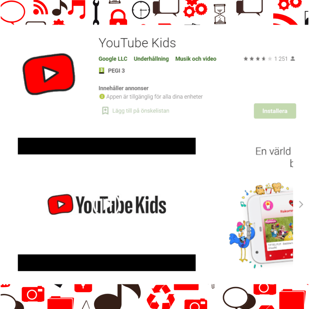 YouTube Kids app YouTube för barn
