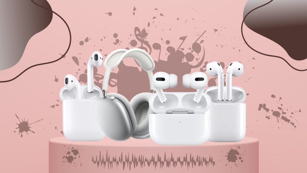 Apple Pro Airpods (1:a generationen) - med MagSafe-laddningsetui