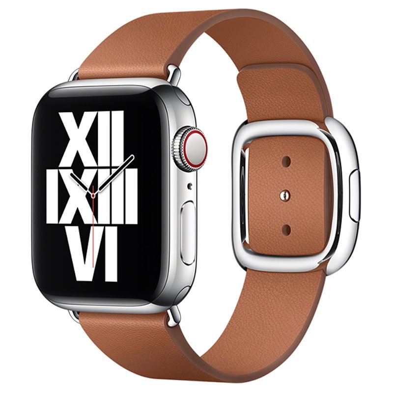 Brunt modernt spänne till Apple Watch