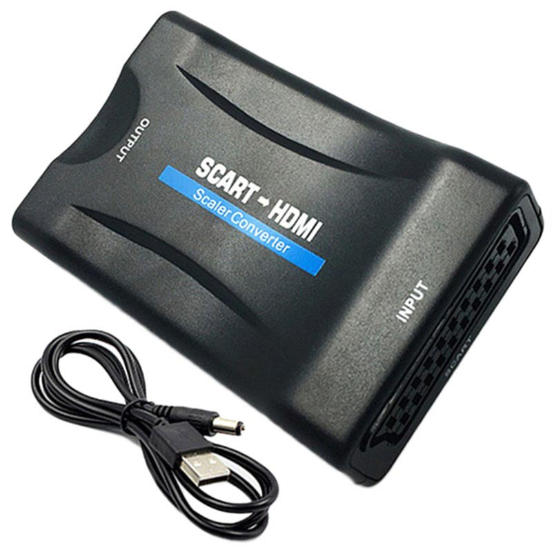 SCART till HDMI omvandlare SCART till HDMI konverter