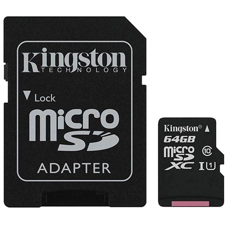 MicroSDXC minneskort från Kingston