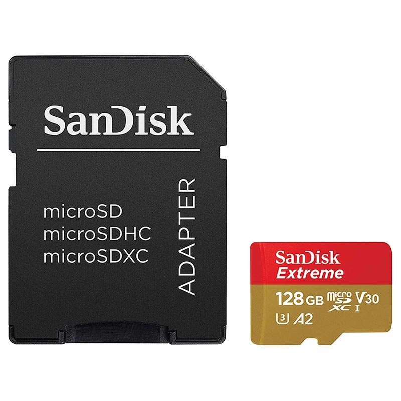 SanDisk Extreme 128GB minneskort
