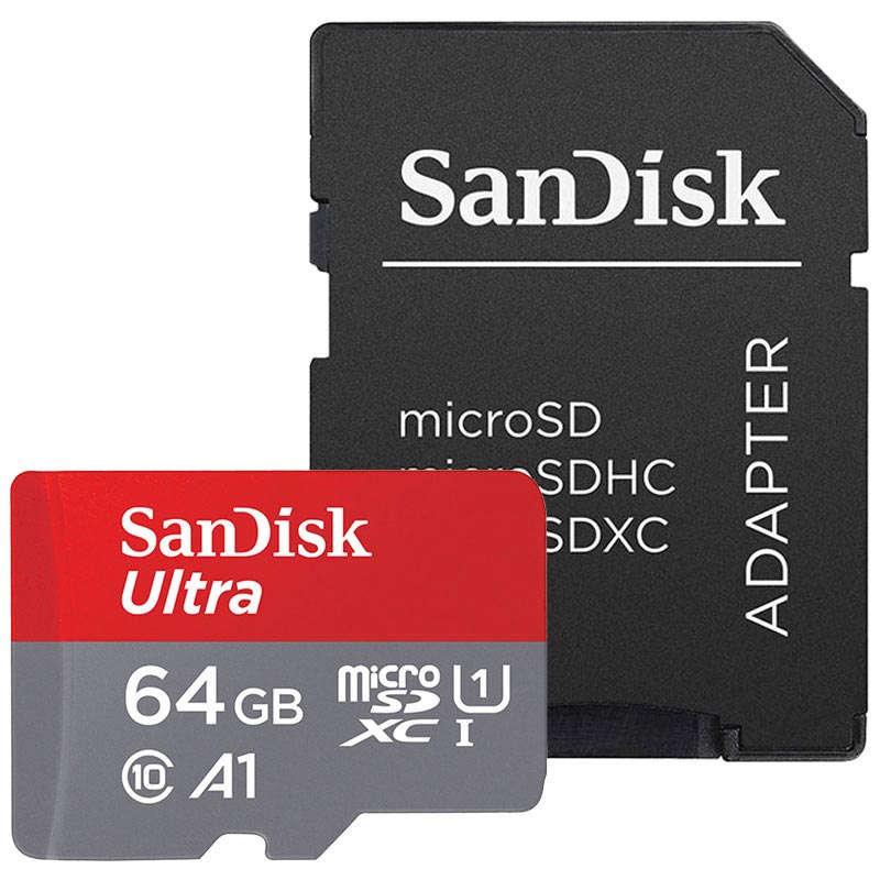 SanDisk Ultra MicroSDXC minneskort SanDisk Ultra MicroSDXC 64GB minneskort