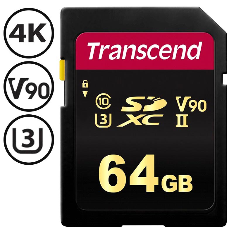 SDHC/SDXC minneskort från Transcend