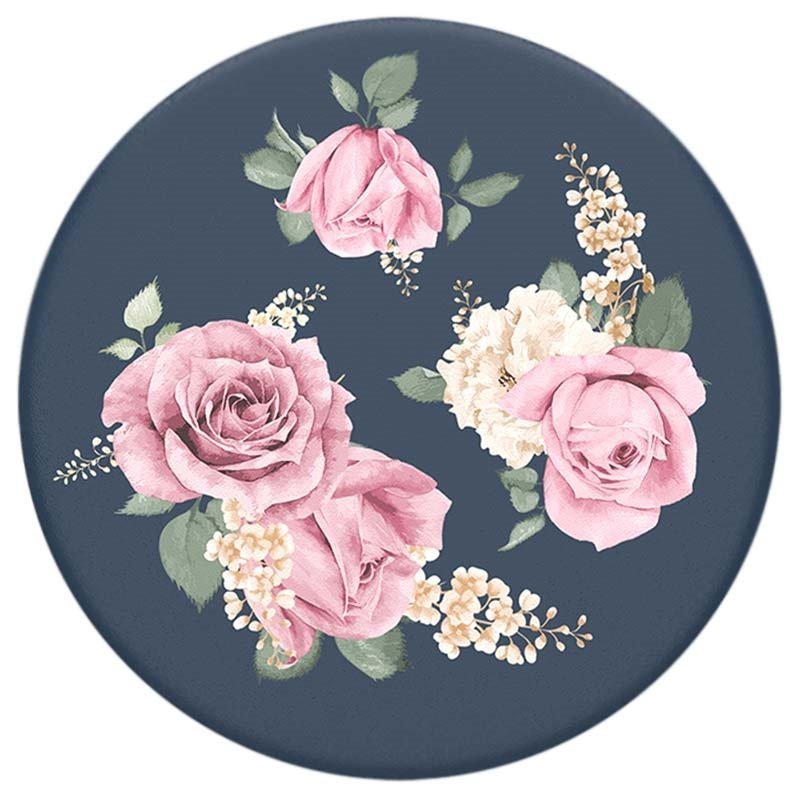 Popsocket hållare med rosa blommor Blommig popsocket