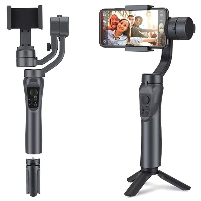 Bärbar 3-axis gimbal stabilisator F6 F6 gimbal selfipinne