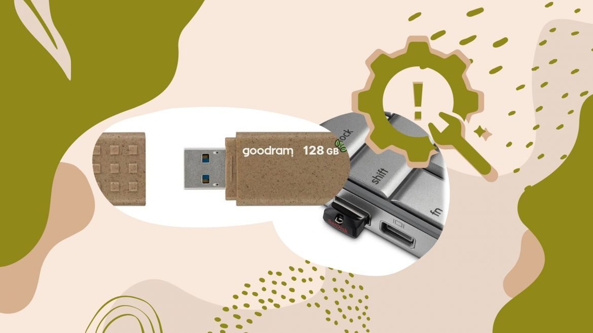 Hur man löser problem med USB-minnen/flashminnen