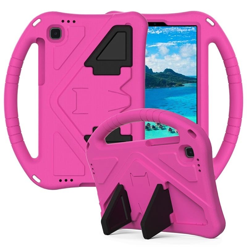 Bärbart barnfodral till Tab A7 Lite Samsung Tab A7 Lite barnfodral i rosa