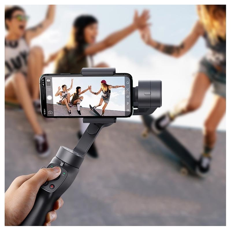 Baseus 3-axis gimbal Fotografering av skateboardåkare med gimbal från Baseus