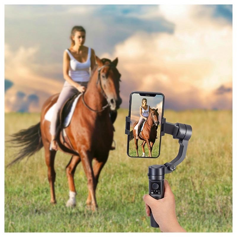 FY3 universell gimbal Fotografering av en ryttarinna med FY3 gimbal