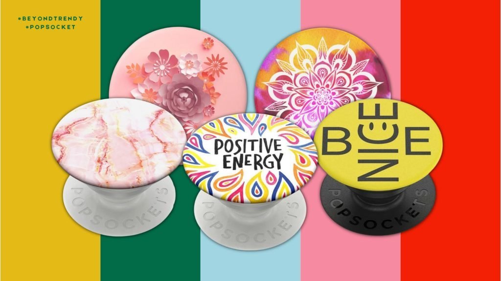 Allt om popsockets Fem färgrika popsockets