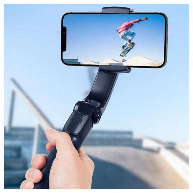 S610W Spigen Bluetooth gimbal Ta en bild på skateboardåkare med en Spigen gimbal