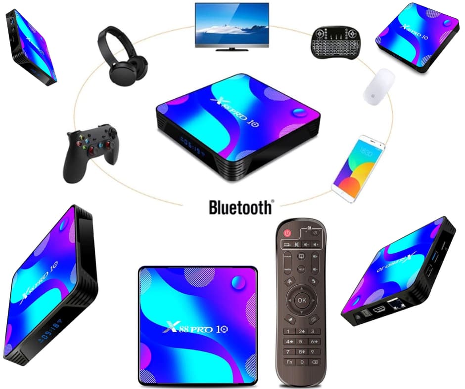 X88 Pro 10 Smart Android 11 TV box X88 Pro 10 Smart TV box med Android 11