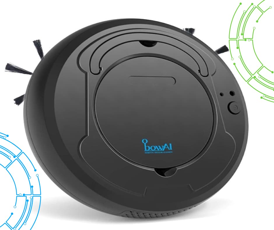 BowAI 3-in-1 smart robotdammsugare i svart Smart robotdammsugare från BowAI