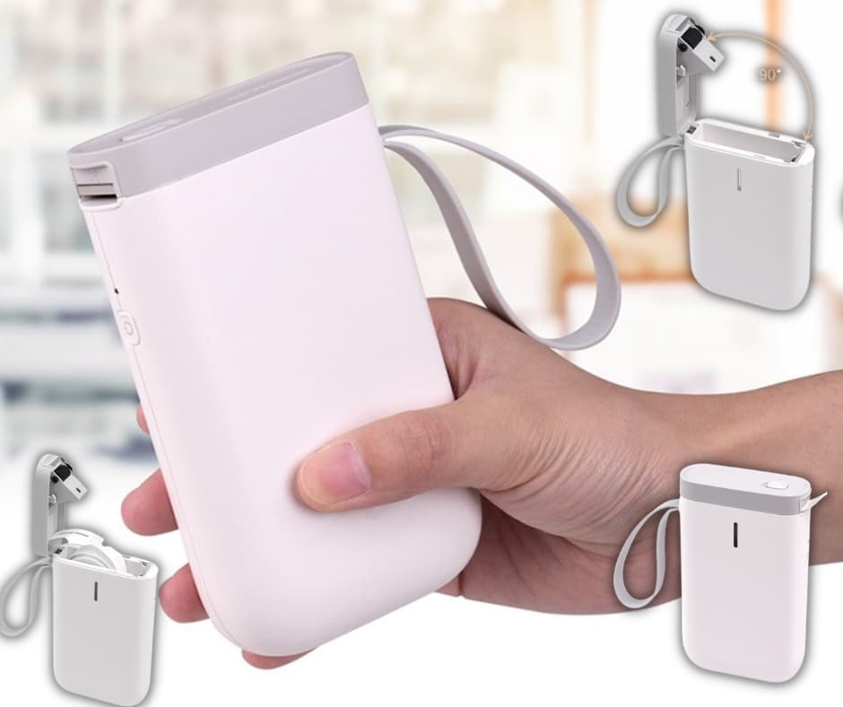 NiiMbot Mini portable trådlös etikettskrivare NiiMbot Mini portable Bluetooth termisk etikettskrivare