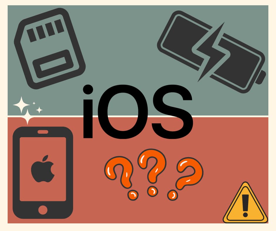 iOS problem Vanliga problem med iOS