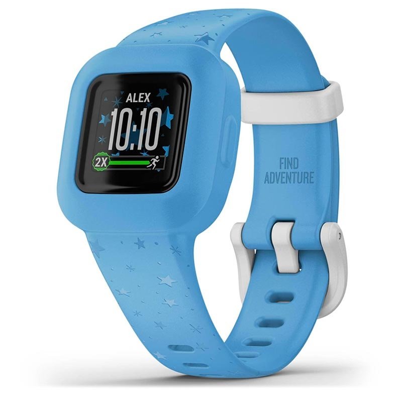 Garmin VivoFit Jr. 3 i blå Garmin VivoFit Jr. 3 aktivitetsarmband för barn