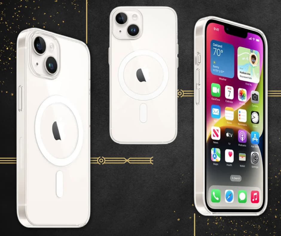 Apple Clear Case originalskal till iPhone 14 iPhone 14 genomskinligt skal från Apple