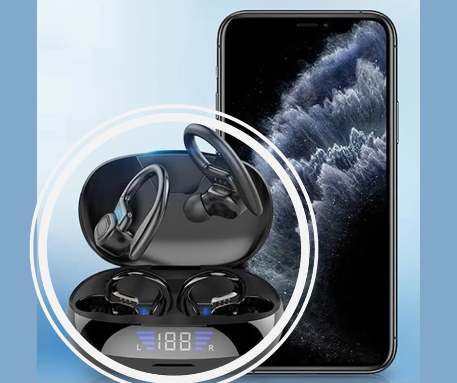 VV2 TWS Bluetooth sporthörlurar TWS Bluetooth sporthörlurar VV2 med lätt design