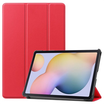 Tri-Fold Series Samsung Galaxy Tab S7/S8 Foliofodral - Röd