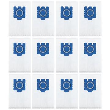 12 st. Ersättningsdammsugarpåsar för Miele Complete C3