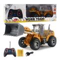 166-169 Fjärrstyrt ingenjörsfordon Grävmaskin Fjärrstyrd bulldozer som gräver Leksaksmodellbil för barn - Stil B