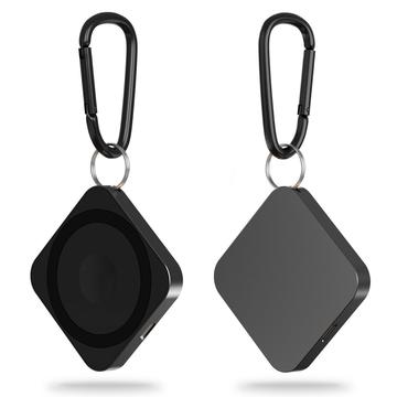 3 i 1 trådlös magnetisk laddare 15 W snabbladdare för Apple-enheter - svart