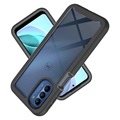 360 Skydds Motorola Moto G51 5G Skal - Svart / Klar