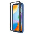 360 Skydds Xiaomi Redmi 10C Skal - Mörkblå / Klar