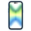 360 Skydds iPhone 14 Pro Skal - Mörkblå / Klar