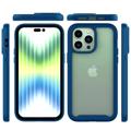360 Skydds iPhone 14 Pro Skal - Mörkblå / Klar
