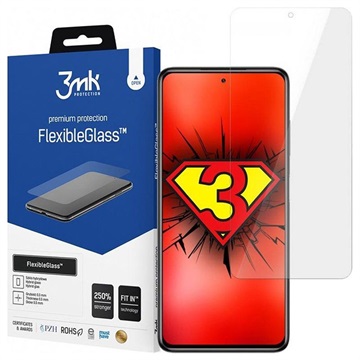 3MK FlexibleGlass Xiaomi Poco X3 Pro/X3 NFC Hybrid Skärmskydd - Klar