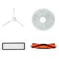 4-pack set för Dreame Bot L10s Ultra/S10 Pro dammsugare - huvudborste, sidoborste, HEPA-filter, moppduk