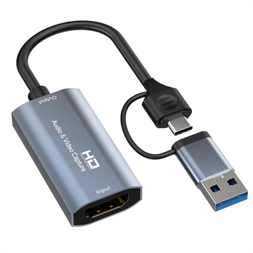 Videoinspelningskort med Mic In och Line Out - USB 2.0, HDMI