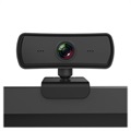 4MP HD Webcam m. Autofocus - 1080p, 30fps - Svart