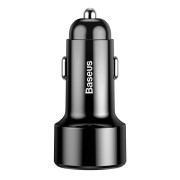 Baseus Magic 2x USB QC 3.0 45W billaddare CCMLC20A-01 - svart