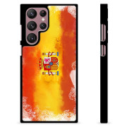 Samsung Galaxy S22 Ultra 5G Skyddsskal - Spansk Flagga