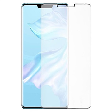9D Heltäckande Huawei Mate 30 Pro Härdat Glas Skärmskydd - 9H - Svart