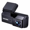 A10 dubbel bilkamera - 4K/2K, GPS, ADAS, Wi-Fi, parkeringsövervakning - svart