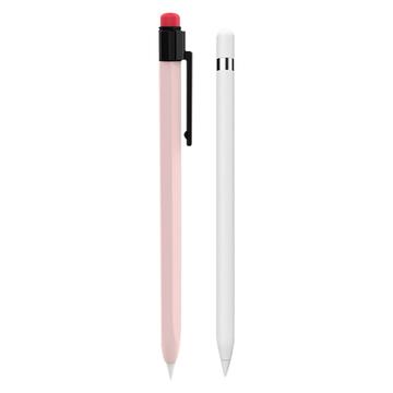 AHASTYLE PT80-1-K för Apple Pencil 2:a generationen Stylus Pen Silikonhölje Skyddande fodral mot fall - Rosa