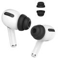 AHASTYLE PT99-2 1 par för Apple AirPods Pro 2 / AirPods Pro öronproppar i silikon för Bluetooth-hörlurar öronkåpor, storlek M - svart