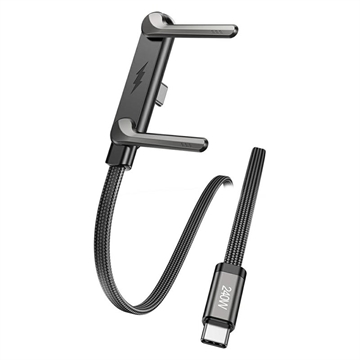 AWEI CM-12C USB-C-kabel med inbyggt stativ