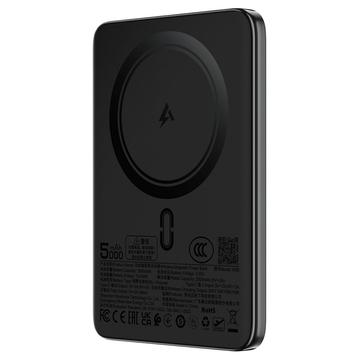Acefast M38 5000mAh magnetisk trådlös powerbank - 15W trådlös laddning, 18W USB-C PD
