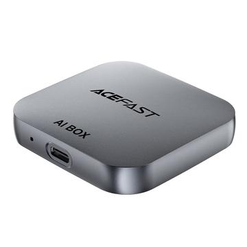 Acefast QC2 Trådlös CarPlay/Android Auto AI Box - Grå