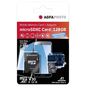 AgfaPhoto Professional High Speed MicroSDXC Minneskort 10613