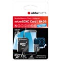 AgfaPhoto Professional High Speed MicroSDXC Minneskort 10616 - 64GB